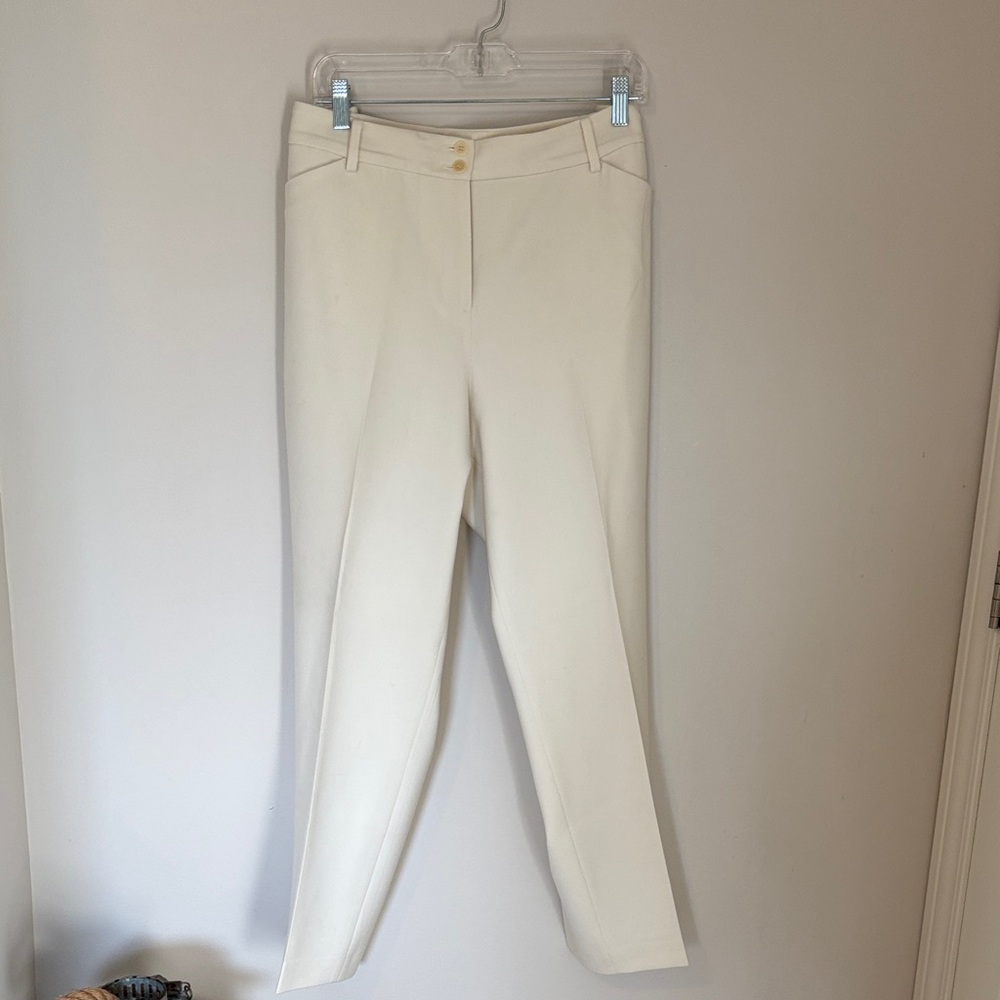Elegant Winter White Trousers